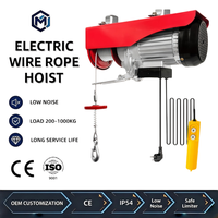 Alat Angkat Listrik Mini Ringan CE Wireless Perakitan Cepat 220v Crane Kecil Portabel untuk Rumah Garasi Bengkel