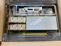 Carte réseau à fibre optique interne Intel E810-CQDA2 10 Gbps QSFP28, neuve, fabriquée en mai 2022