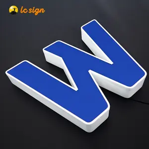 Led Resin Sign Cheap Price Channel Letters Epoxy Resin Material Letter Sign Waterproof Led Letter Signage