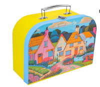 Carton d'emballage de produits mignons haut de gamme pour bébés à impression numérique Boîte cadeau de valise en papier personnalisée au design personnalisé pour enfants