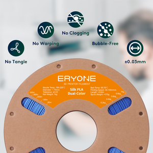 <span class=keywords><strong>ERYONE</strong></span> Soie PLA Filament bicolore Soie Duo-couleur Deux Couleurs PLA Fabricant - Product Image 4