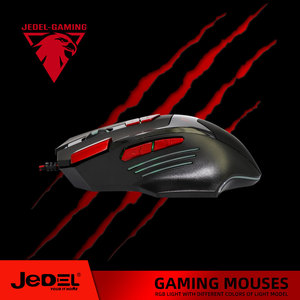 Chất lượng cao 8D có dây chuột chơi game 7 màu <span class=keywords><strong>LED</strong></span> ánh sáng 8 phím 3200 DPI quang USB laser theo dõi thuận tay phải người chơi - Product Image 2