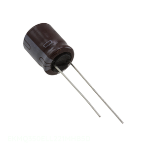 Distribuidor Autorizado EKMQ350ELL221MHB5D Condensador de Aluminio 220uF 20% 35V Radial TH de Orificio Pasante 220 uF - Product Image 1