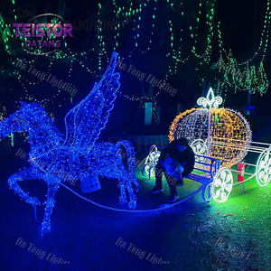 Lumières LED d'extérieur IP65 pour chariot tiré par des chevaux, pour parcs à thème, festivals d'hiver et projets de décoration de centres commerciaux - Product Image 4