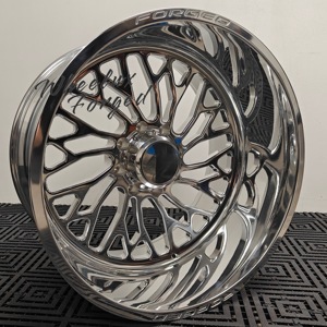 Rines Forjados Personalizados Pulidos 22x12 24x14 26x14 26x16 con Borde Profundo 8x170 8x180 para RAM F250 - Product Image 5