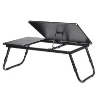 Table de bureau pour ordinateur portable pliable multifonctionnelle à réglage multi-angles 64X35cm Table de lit pour ordinateur portable Table de bureau pour ordinateur portable PC