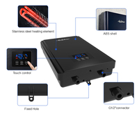 Bas prix 8kw Smart LED Display Geyser sans réservoir instantané électrique instantané Calefon Electrico Para Ducha chauffe-eau douche
