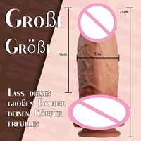 Masturbateurs géants en forme de pénis, jouets sexuels pour adultes, produit pour femmes, en silicone liquide, réaliste, grand dildo pour femmes et hommes