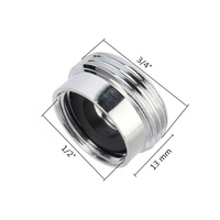 Adaptateur en laiton pour robinet de lave-linge, filetage femelle 1/2 pouce vers filetage mâle 3/4 pouce, raccords pour tuyau d'arrosage de jardin