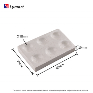 Equipo educativo Placa de reacción de cerámica con punto de cavidad de porcelana de 6x18mm - Product Image 4