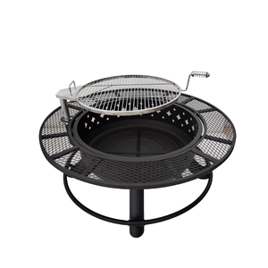 Estufa de <span class=keywords><strong>Leña</strong></span> para Exteriores de Hierro Fundido y Acero con Parrilla para Uso con <span class=keywords><strong>Leña</strong></span> - Product Image 3