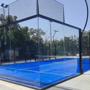 Gran <span class=keywords><strong>Descuento</strong></span> en Pista de Pádel Panorámica, Apta para Interiores y Exteriores, Pista de Super Paddle Tennis con Buena Visibilidad - Product Image 3