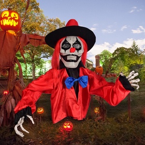 DAMAI Popular Halloween Clown Ghost Glowing Ornament New Cloth for Courtyard Outdoor Scene - Product Image 3