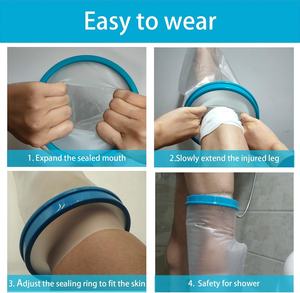 Couvertures moulées imperméables pour la douche enfant bras coulé couverture <span class=keywords><strong>Bandage</strong></span> Picc Line réutilisable cheville pied coulé protecteur pour la chirurgie <span class=keywords><strong>Bandage</strong></span> - Product Image 5