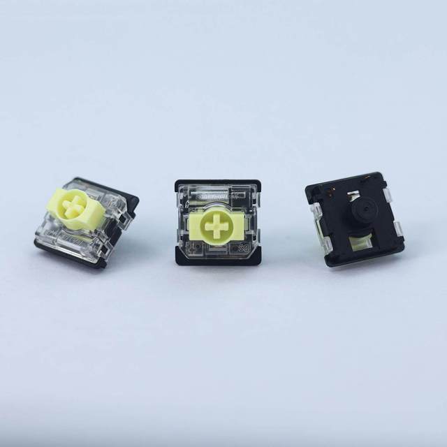 Gateron Low-Profile Switches 2.0 Gateron Banana Low-Profile Mechanical Keyboard Switches Slim Portable Optimized for Office Use
