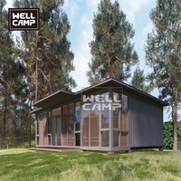 Maison porte-conteneurs avec cadre en acier léger, pièces, Module pré-coupé, conteneur de luxe, haute qualité, cuisine