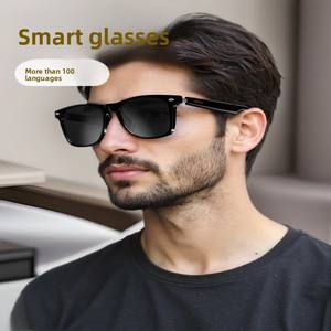 Occhiali Smart <span class=keywords><strong>per</strong></span> Traduzione AI Istantanea in 100 <span class=keywords><strong>Lingue</strong></span>, Barra di Traduzione <span class=keywords><strong>per</strong></span> Android, Ascolto Musica e Chiamate - Product Image 4
