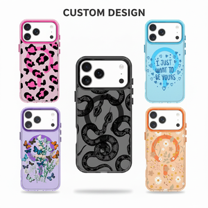 <span class=keywords><strong>Coque</strong></span> <span class=keywords><strong>de</strong></span> téléphone personnalisée en gros pour iPhone 17 16 15 Pro Max, anti-traces <span class=keywords><strong>de</strong></span> doigts, <span class=keywords><strong>avec</strong></span> chargement magnétique sans fil, OEM ODM - Product Image 1