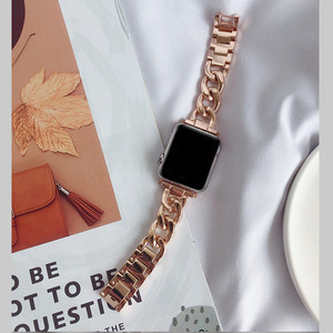 Correa de Acero Inoxidable a la Moda para Reloj Apple 6 5 4 <span class=keywords><strong>SE</strong></span> 42mm <span class=keywords><strong>38mm</strong></span>, Pulsera de Metal para Reloj - Product Image 3