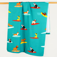 Serviette de plage en microfibre personnalisée pour la vente en gros, motif rayures arc-en-ciel rose, anti-sable, de luxe, sublimée, pour l'été