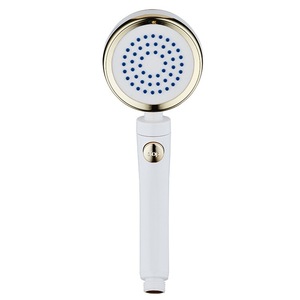 Pommeau de <span class=keywords><strong>douche</strong></span> à main haute pression avec <span class=keywords><strong>double</strong></span> <span class=keywords><strong>sortie</strong></span> d'eau 4 réglages Jet Spray Accessoire de robinet de salle de bain - Product Image 5