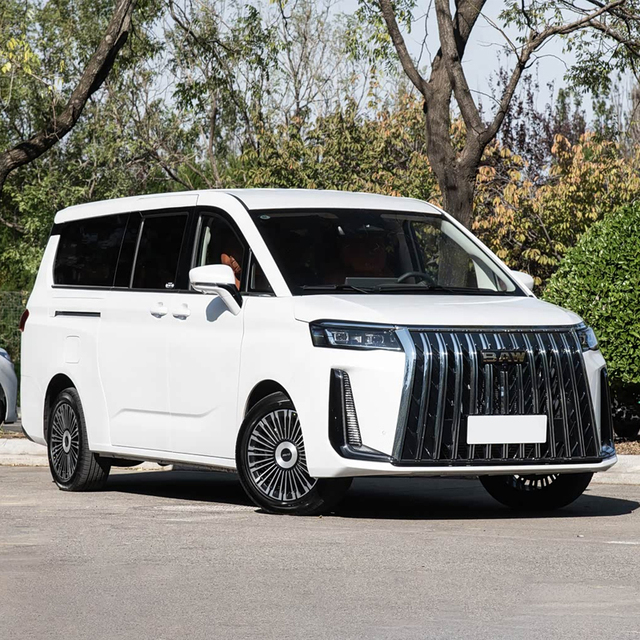High Speed BAW M8 EV MPV 7 SEATS Electric Car REEV New Energy Vehicles From China 200km Range 1050km Combined Range