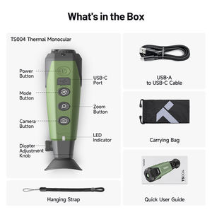 Topdon TS004 450yd nhiệt hình ảnh bằng một mắt khả năng phục hồi chống lại mưa lớn nhiệt tầm nhìn ban đêm nhiệt hồng ngoại hình ảnh máy ảnh - Product Image 5