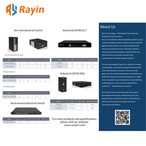 Rayin 1U 2 Puertos OLT GPON MDU Mini Industrial XGSPON Combo PON con Soporte 5G POE para CCTV - Product Image 5