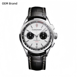 Reloj de Piloto Cronógrafo con Logotipo OEM, Movimiento Mecánico, Resistente al Agua, de Alta Calidad, Automático, <span class=keywords><strong>Seagull</strong></span> ST19, Relojes de Pulsera para Hombre - Product Image 2