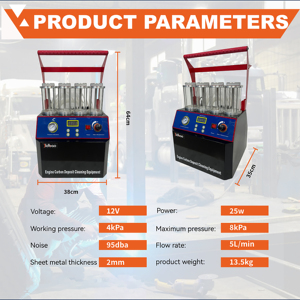 Équipement portable de haute qualité pour l'entretien automobile, machine de nettoyage du carbone du moteur pour les services automobiles, élimine les dépôts - Product Image 6