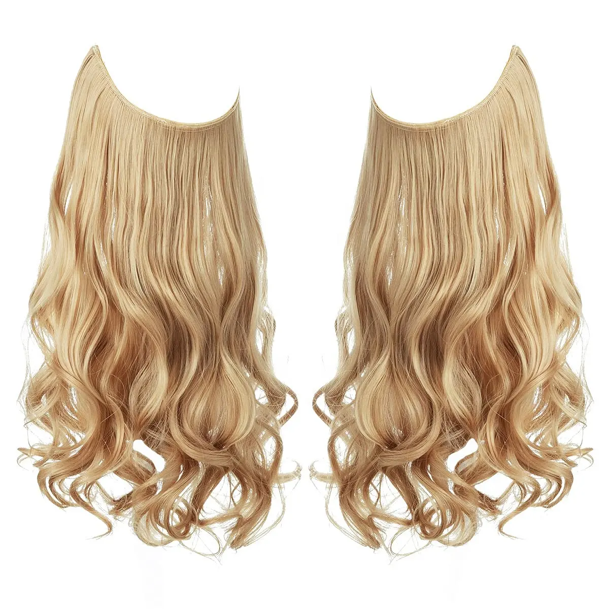 Direct Fabriek Prijs Body Wave Halo Hair Extension Super Dubbel Getrokken Remy Maagd Menselijk Haar Uitbreiding