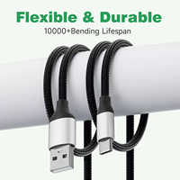 Câble de charge USB haute performance WISTAR Type-C USB 2.0 USB A vers Type C, transfert de données rapide, adaptateur d'alimentation