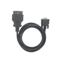 Cable de diagnóstico OBD2 a D-sub de 9 pines, cable de extensión para escáner OBD de 16 pines macho a D-sub de 9 pines macho