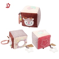 Usine en gros bébé Cube hochet sensoriel jouets en peluche dessin animé cerf berceau poussette suspendus hochet jouets éducatifs