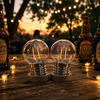 Ampoules à filament LED Globe E27 E26 Incassables G45 1W 2W 220V 110V