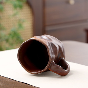 Wholesale 320ml Vintage Handmade <b>Ceramic</b> Mug Japanese Creative Coarse Pottery Coffee <b>Cup</b> - Product Image 3