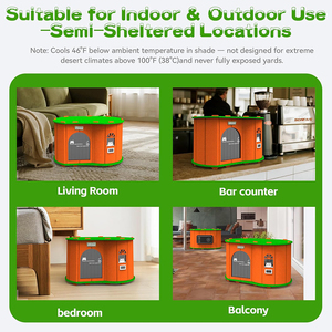 Casa para Gatos con Aire Acondicionado, Venta al Por Mayor de Fábrica, Refugio para Mascotas de 4 Estaciones con Modos de Calefacción y Refrigeración para Gatos y Perros Pequeños - Product Image 5