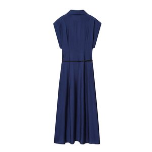 TAOP&ZA 2026 Vestido <span class=keywords><strong>Elegante</strong></span> y Moderno de Primavera/Verano para Mujer, con Solapa, Sin Mangas, Casual, con Cinturón, 5029168 - Product Image 3