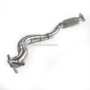 Tuyau d'échappement de voiture en acier inoxydable T304 pour Honda Fit GE6 1.3L 2008-2013, modification directe usine - Product Image 3
