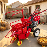 Mini-récolteuse de maïs |   Récolteuse de maïs à une rangée avec hacheuse de paille |   Motoculteur diesel pour petites exploitations agricoles