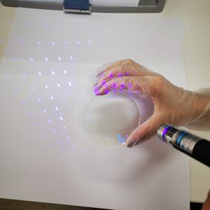 Фабрика HONGCHEN на 37 лет с 2000 рабочими очками, инструмент для проверки синего и голубого цвета, УФ-ручка для оптических синих блочных линз - Product Image 3