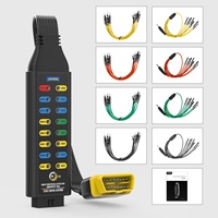AUTOOL MMT580 OBD II Protocolo Detector Breakout Box Herramientas de diagnóstico ECU Fuente de alimentación