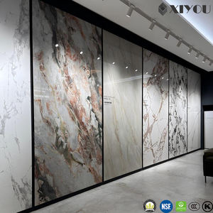 กระเบื้องพอร์ซเลนแผ่นใหญ่ขนาด 3200*1600 มม. ลายหินอ่อนยอดนิยม ดีไซน์สวยงาม ผิวมันเงาสูง สำหรับปูพื้นและผนัง - Product Image 3