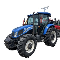 משמש/יד שנייה/חדש גלגל טרקטורים 4X4wd חדש הולנד td5110 110hp עם קטן מיני קומפקטי חוות ציוד חקלאי מכונות