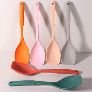 Spatule-cuillère en silicone résistante à la chaleur, antiadhésive, outil de cuisine pour faire sauter, réutilisable - Product Image 1