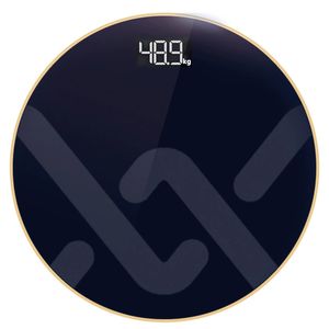Báscula de Baño Inteligente Redonda con Pantalla LCD, Báscula de Peso con IMC, 180 kg, Medición de Alta Precisión, Báscula Circular - Product Image 4