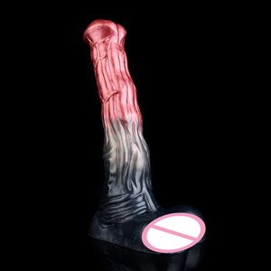 Silicone Horse Anal Plug for Women Masturbators Strap on <strong>Dildo</strong> With <strong>Suction</strong> Cup - Product Image 2