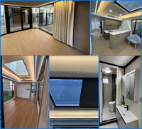 Nouvelle conception de maison capsule spatiale de 40 pieds, maison préfabriquée en conteneur pour le glamping, les bureaux et la vie moderne