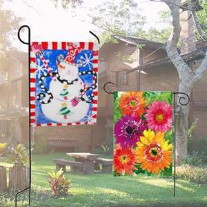 Drapeau de jardin personnalisé double face par sublimation, drapeaux de jardin décoratifs double face personnalisés, drapeaux de jardin par sublimation - Product Image 1