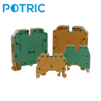 Bloc de bornes à vis POTRIC MTK-4mm, connecteur de câble à montage sur rail DIN